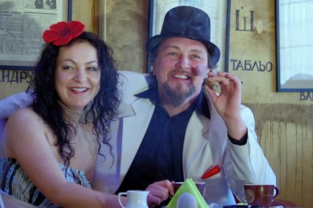 Флайза на зйомках "Роксолани"